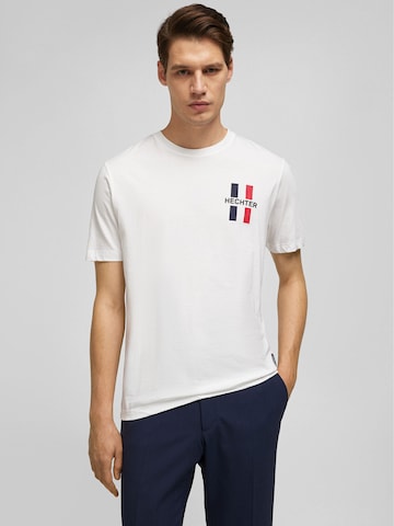 T-Shirt HECHTER PARIS en blanc : devant