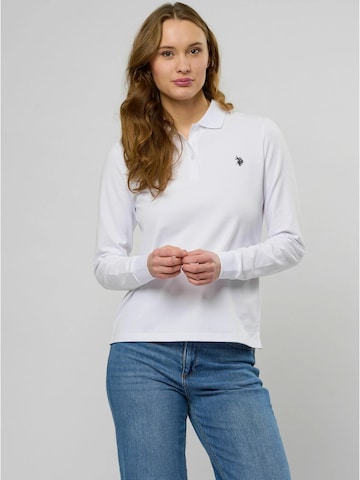 T-shirt 'Lise' U.S. POLO ASSN. en blanc : devant