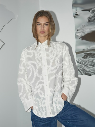 co'couture - Camiseta ' BrynnCC ' en blanco: frente