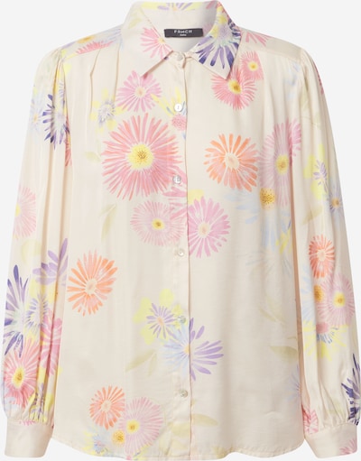 FRNCH PARIS Blouse in Cream / Light blue / Mixed colours / Coral / Light pink, Item view