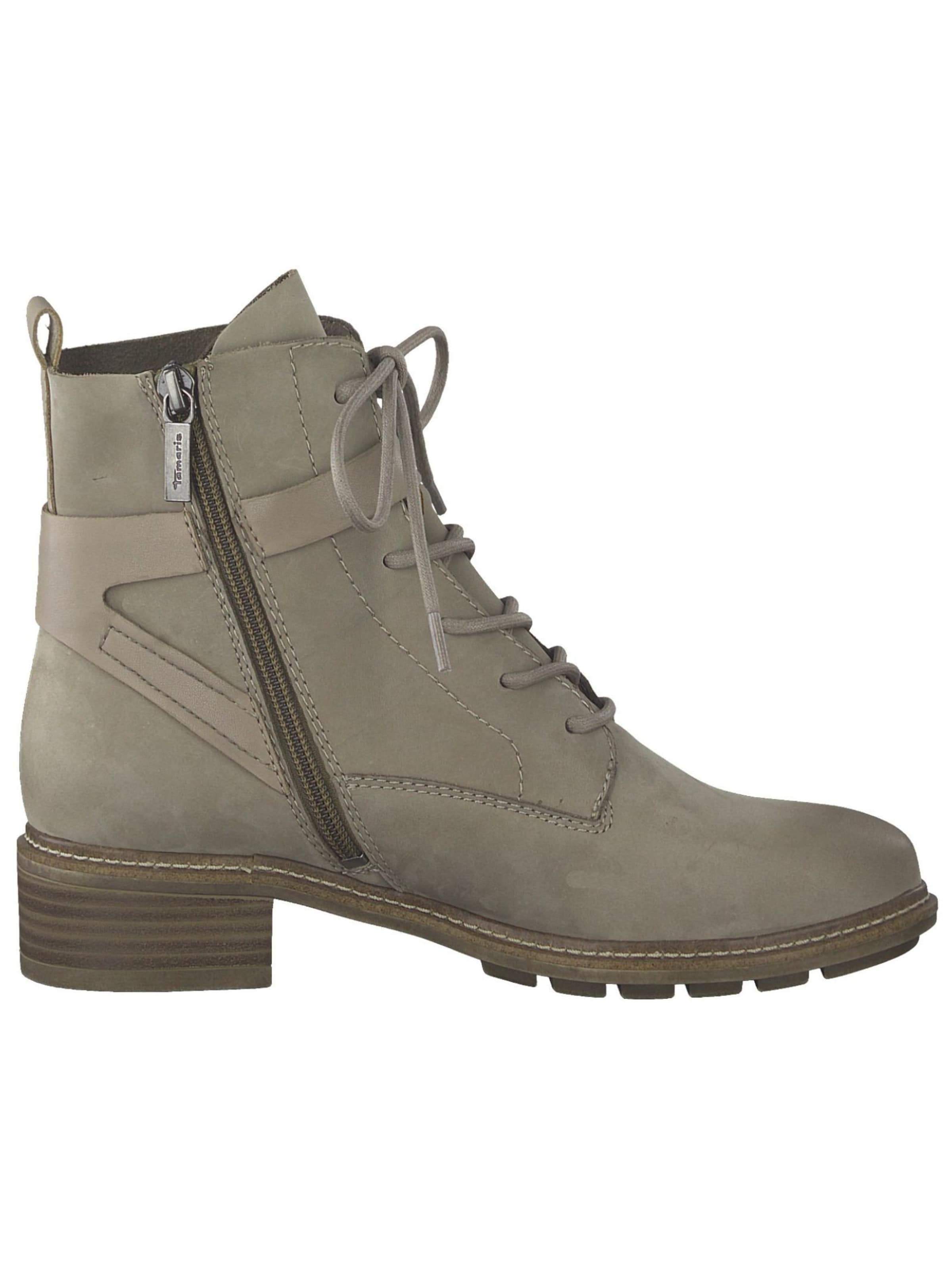 Tamaris Lace-up bootie in Grey