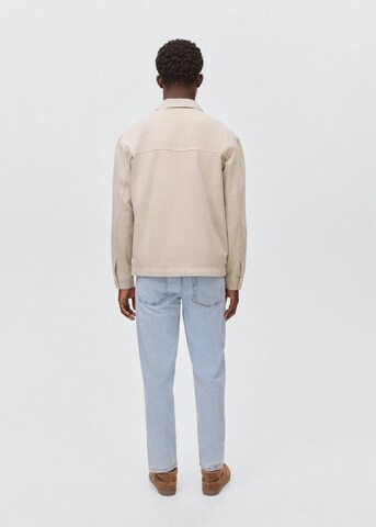 MANGO TEEN Hemd 'Sobre' in Beige