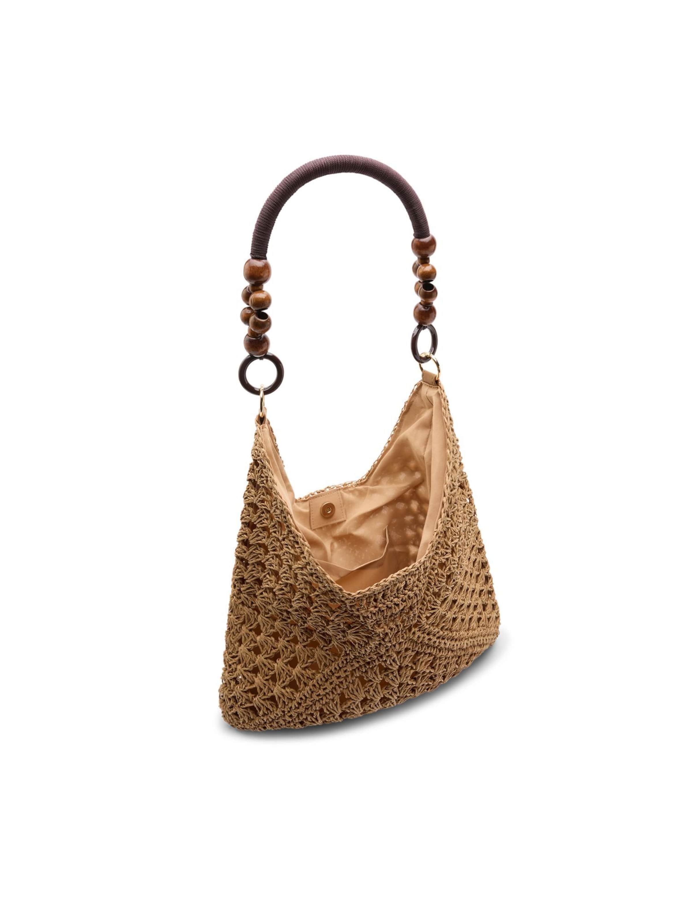 MANFIELD Shoulder Bag in Beige