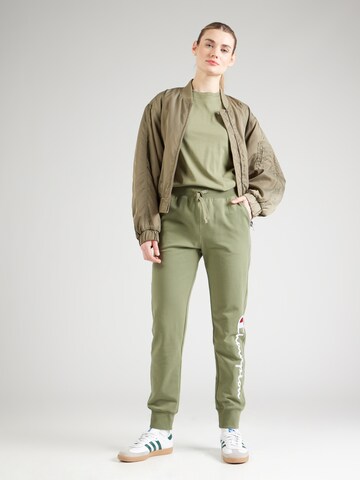 Tapered Pantaloni di Champion Authentic Athletic Apparel in verde