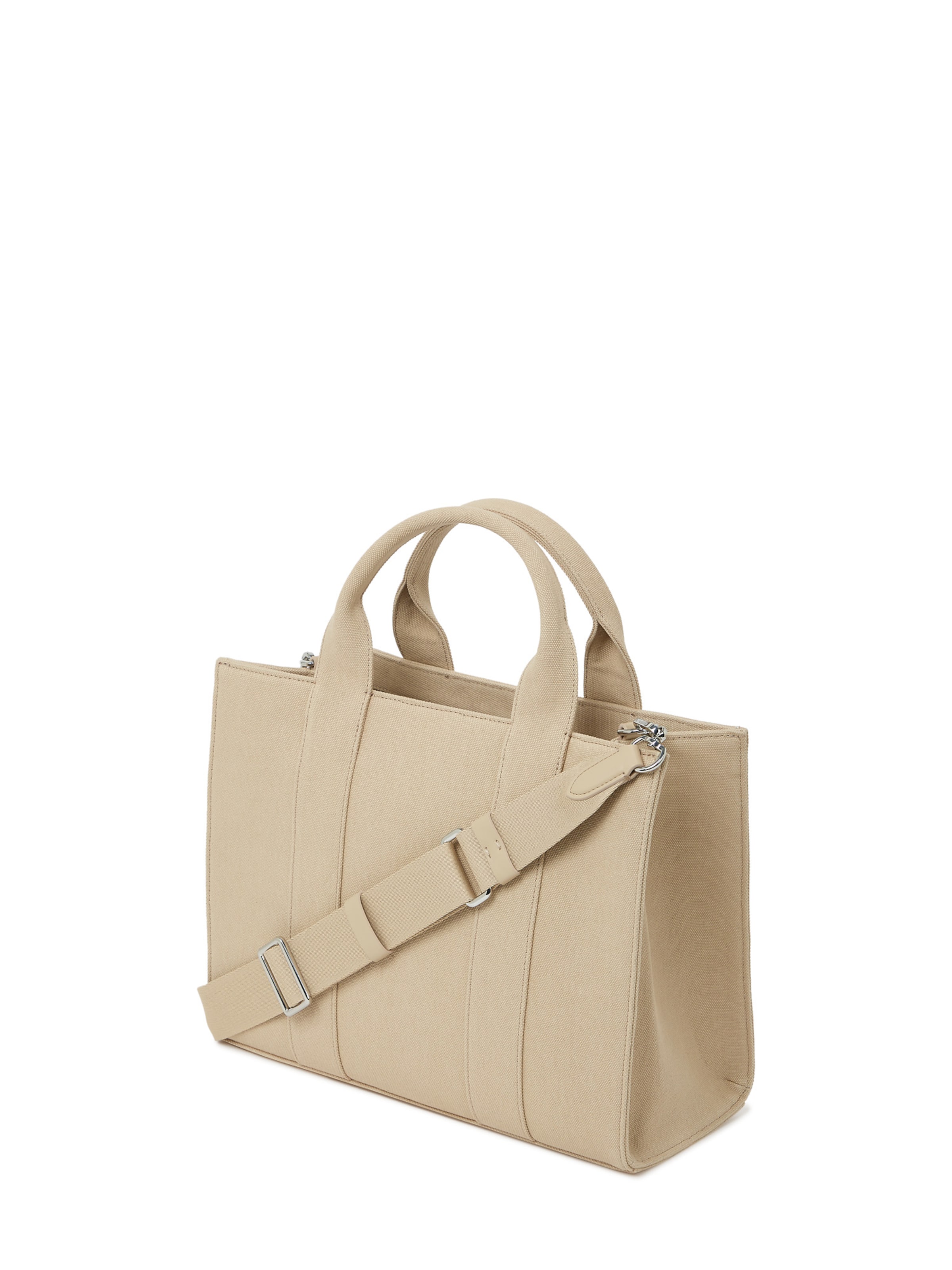 Shopper ' RUE ST-GUILLAUME KLEINE QUADRATISCHE TOTE-BAG ' di Karl Lagerfeld in beige