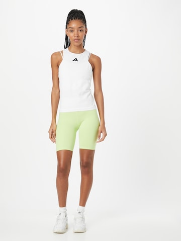 ADIDAS PERFORMANCE Skinny Sportbroek 'Optime Bike' in Groen