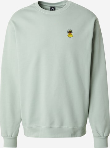 Iriedaily Sweatshirt 'Lazy Sunny Day' in Grün: Vorderseite