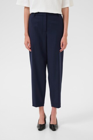 KAREN BY SIMONSEN regular Bukser 'Bitten' i blå: forside