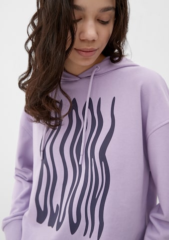 QS - Sweatshirt em roxo