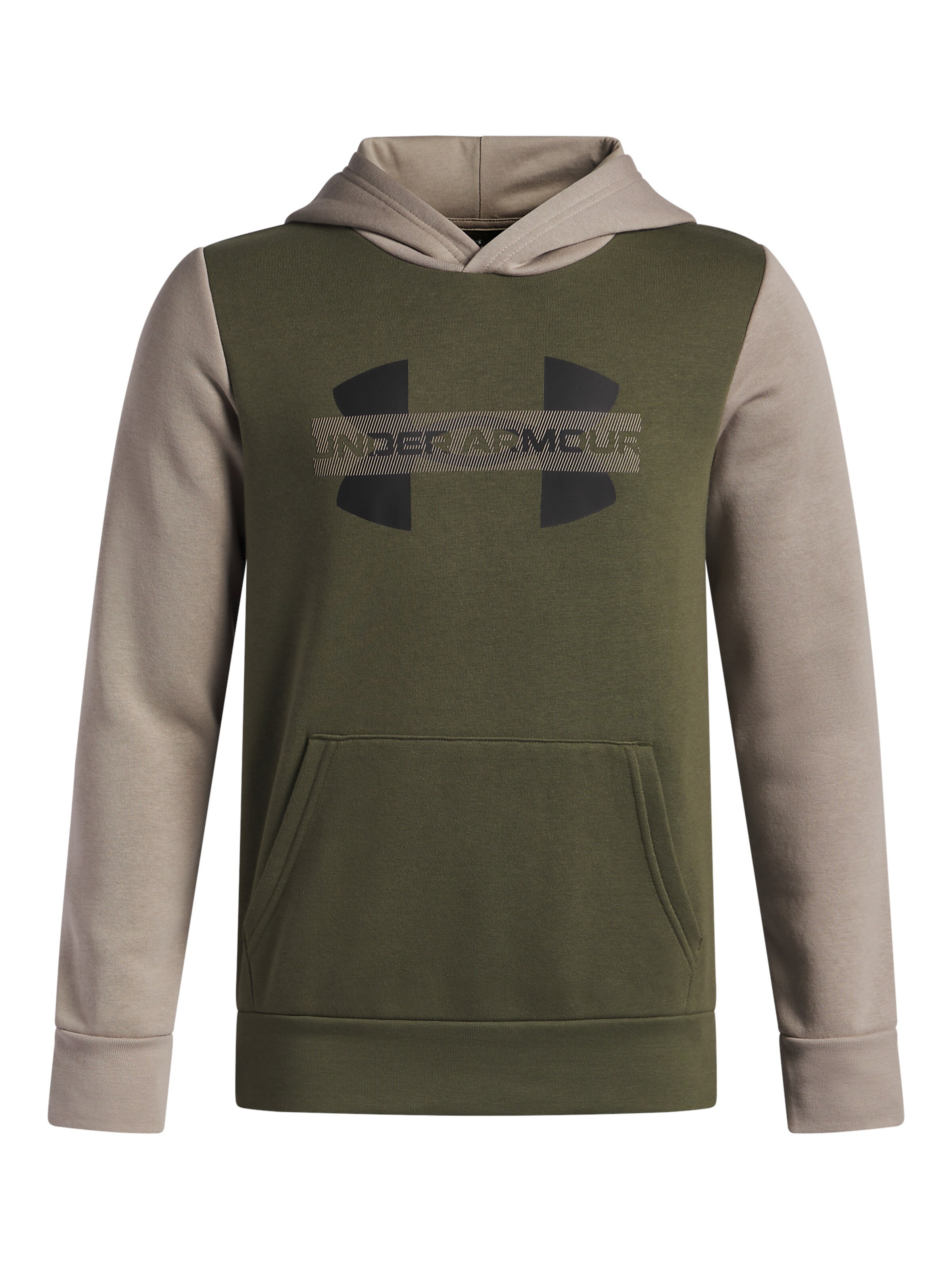 UNDER ARMOUR Sportief sweatshirt 'Rival' in Groen: voorkant