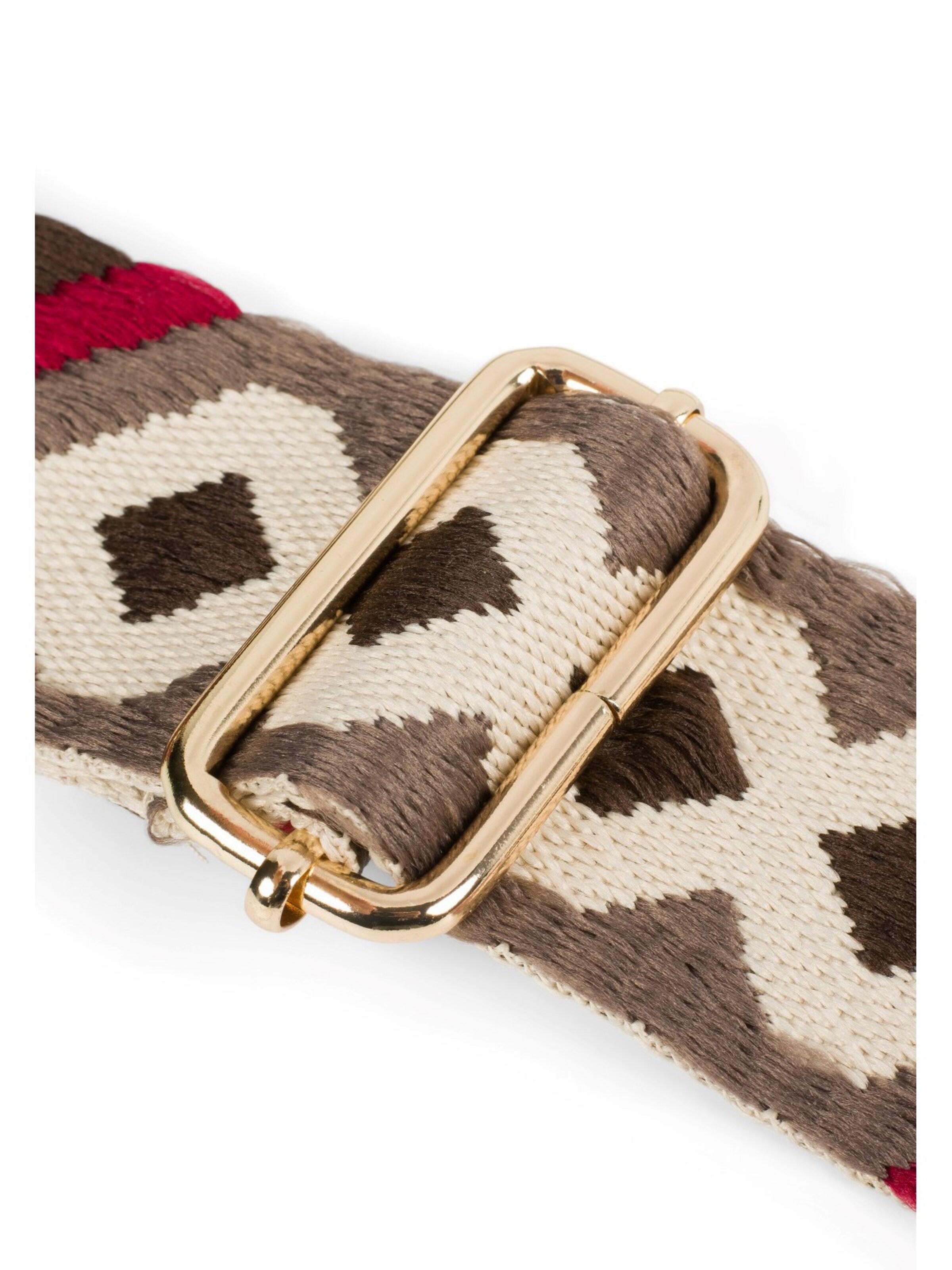 styleBREAKER Taschenzubehör 'Wechsel Taschengurt Ethno Muster bunt'‌‌‌ in Rot