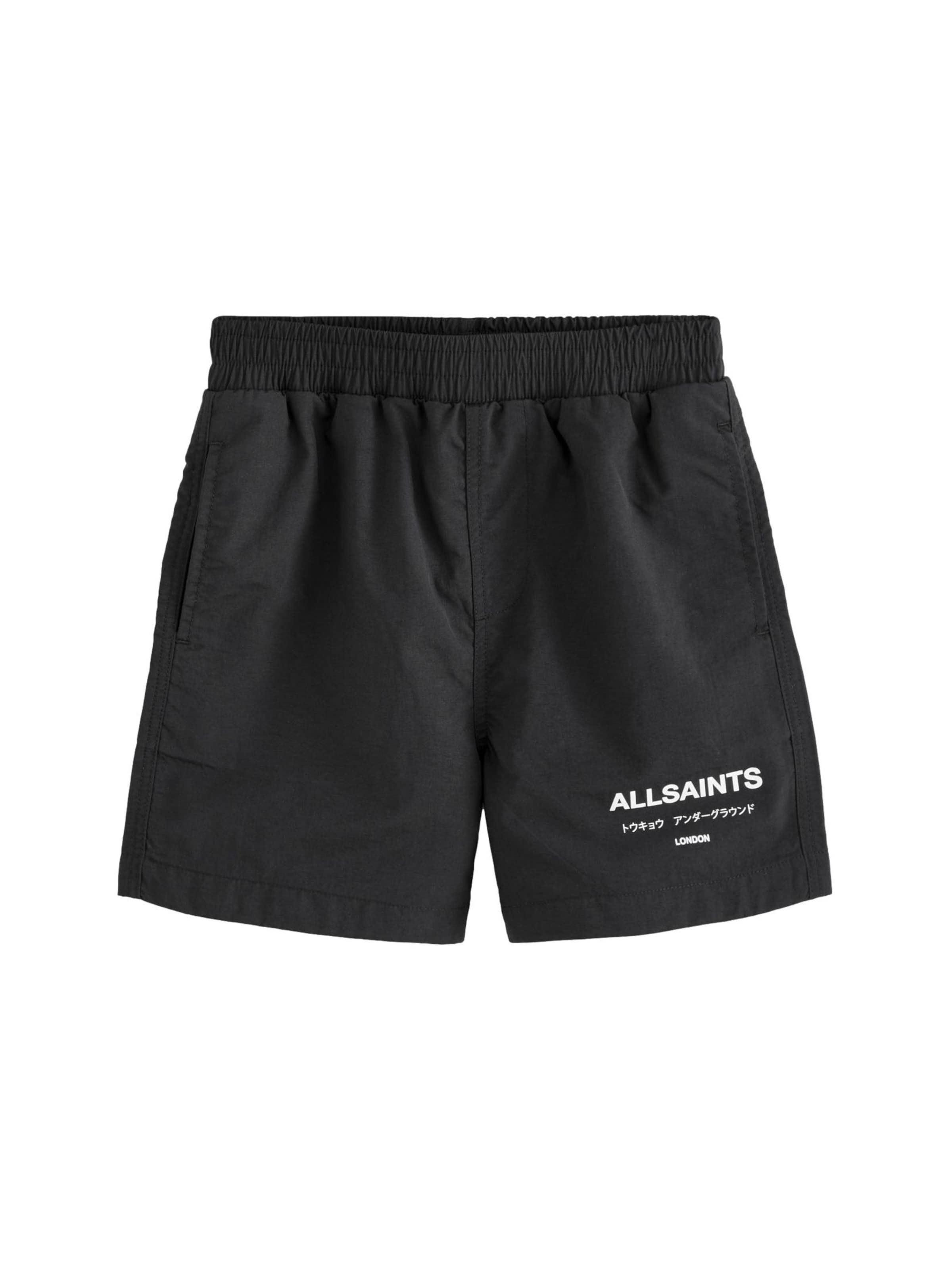 smALLSAINTS Шорти за плуване 'Underground' в черно: отпред