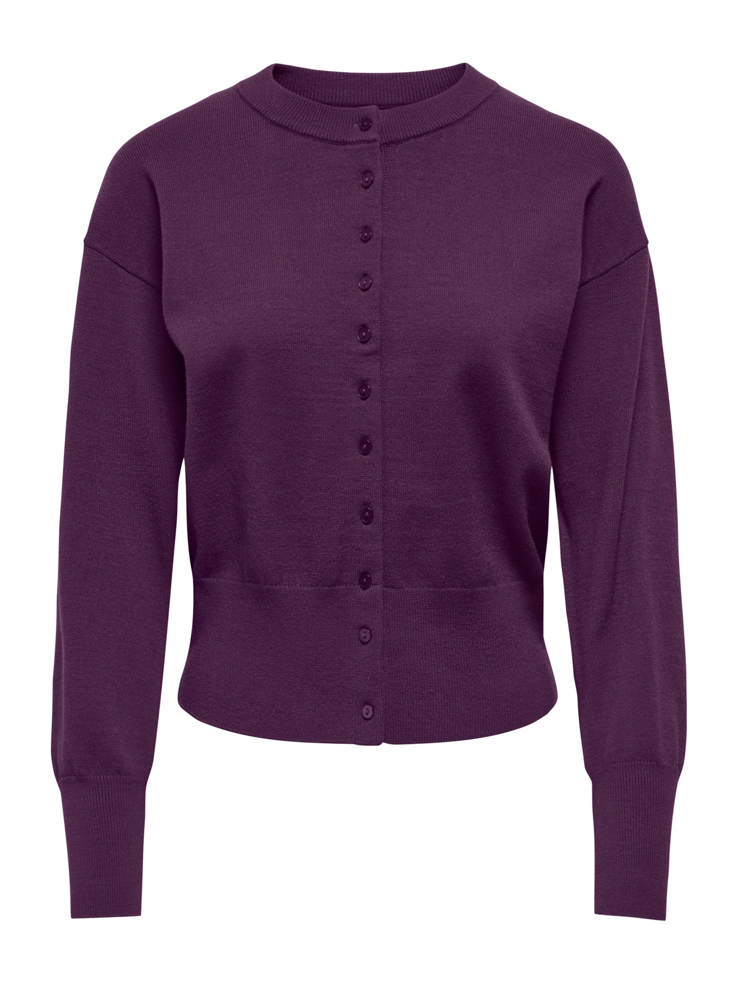 ONLY - Casaco de malha 'ONLMIO' em roxo: frente
