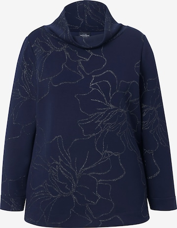 Ulla Popken Sweatshirt in Blue: front