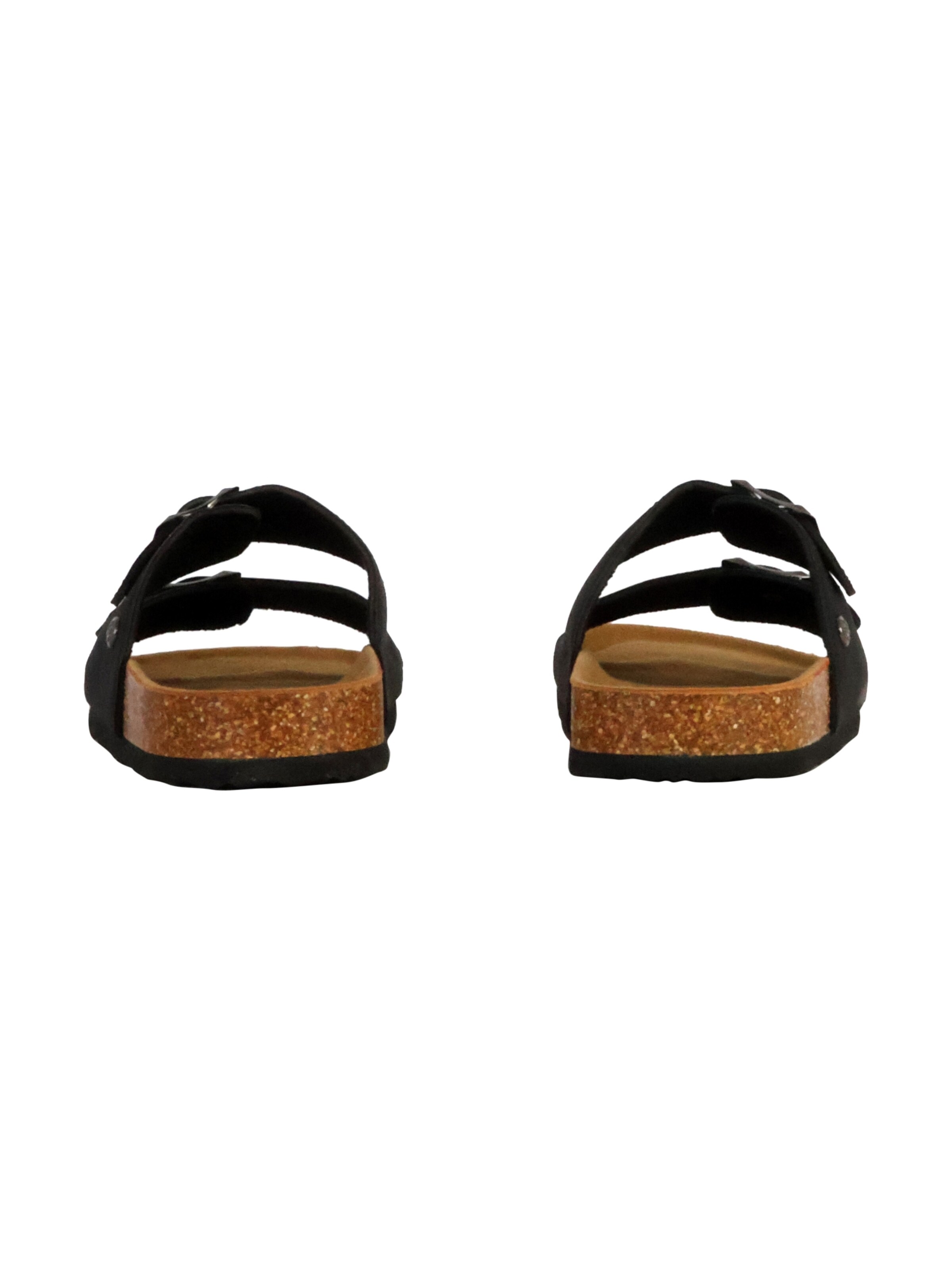 terre de marins - Zapatos abiertos 'Lederpantoletten Moana' en negro