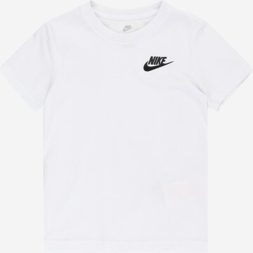 Nike Sportswear Тениска в бяло: отпред