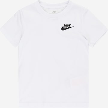 Nike Sportswear Тениска в бяло: отпред