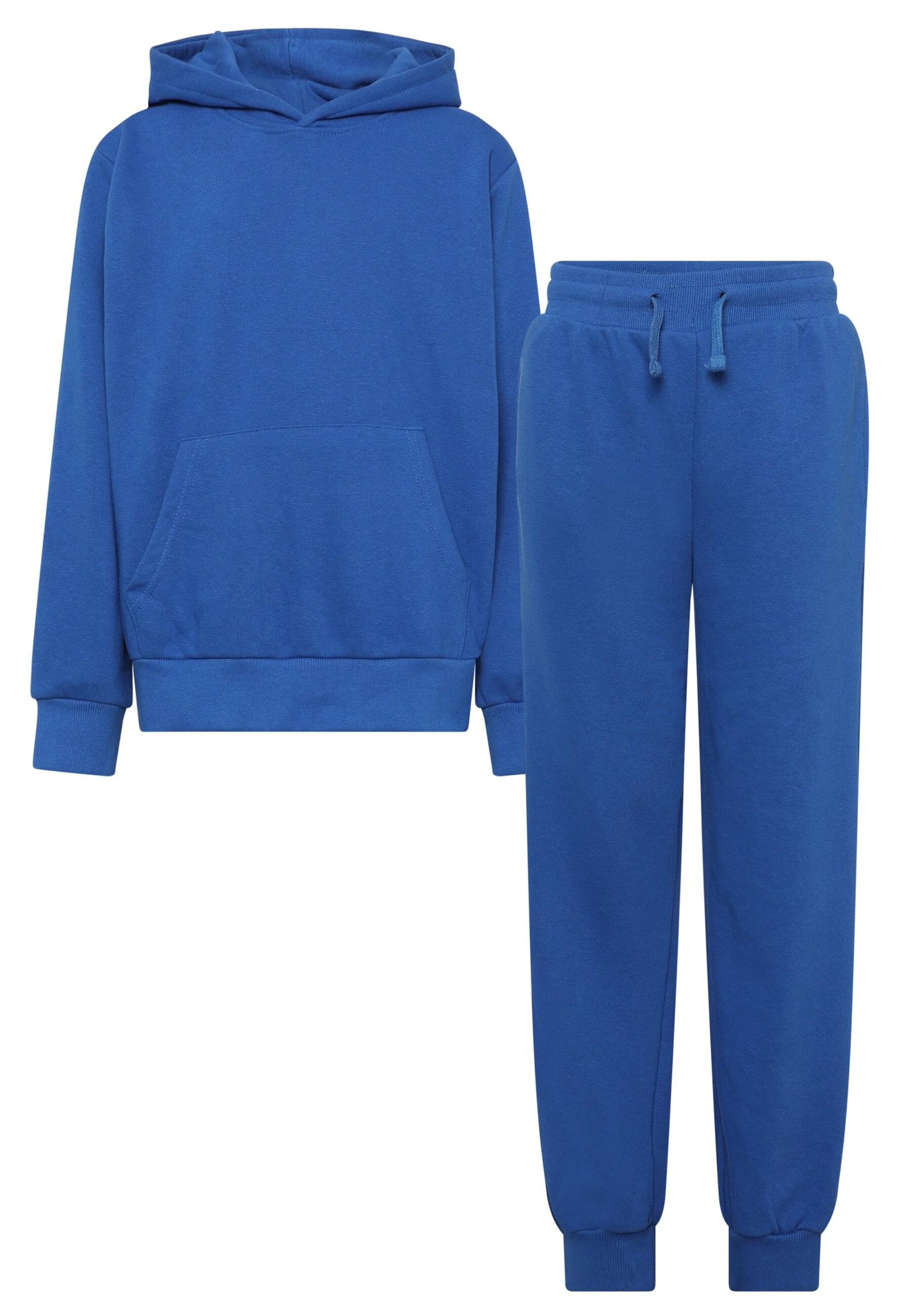 Urban Classics Jogginganzug in Blau: Vorderseite