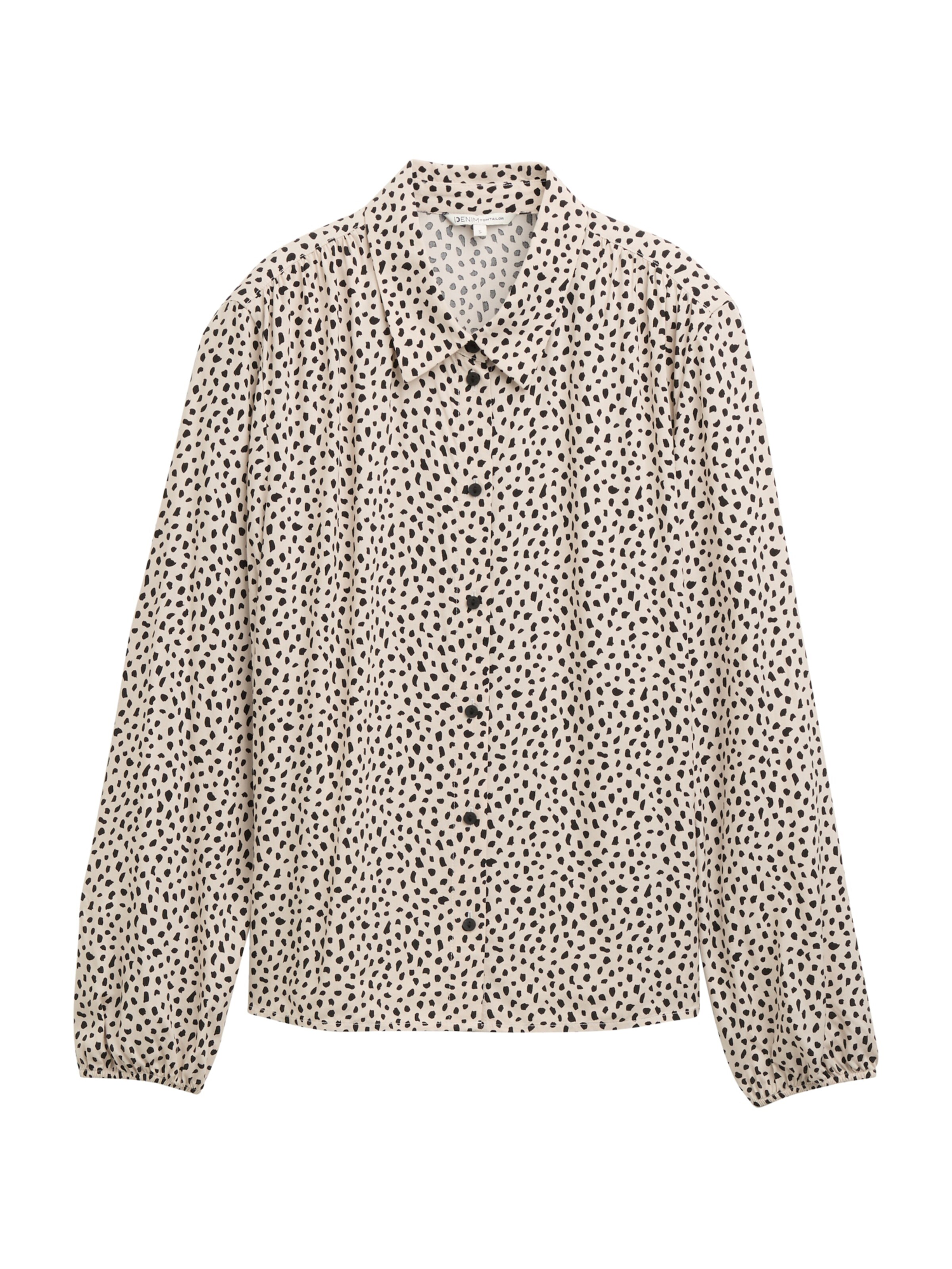 TOM TAILOR DENIM Halenka – béžová: přední strana