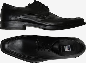 FRETZ MEN Halbschuh 43,5 in Schwarz: Vorderseite