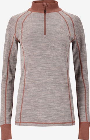 Whistler Functioneel shirt in Bruin: voorkant