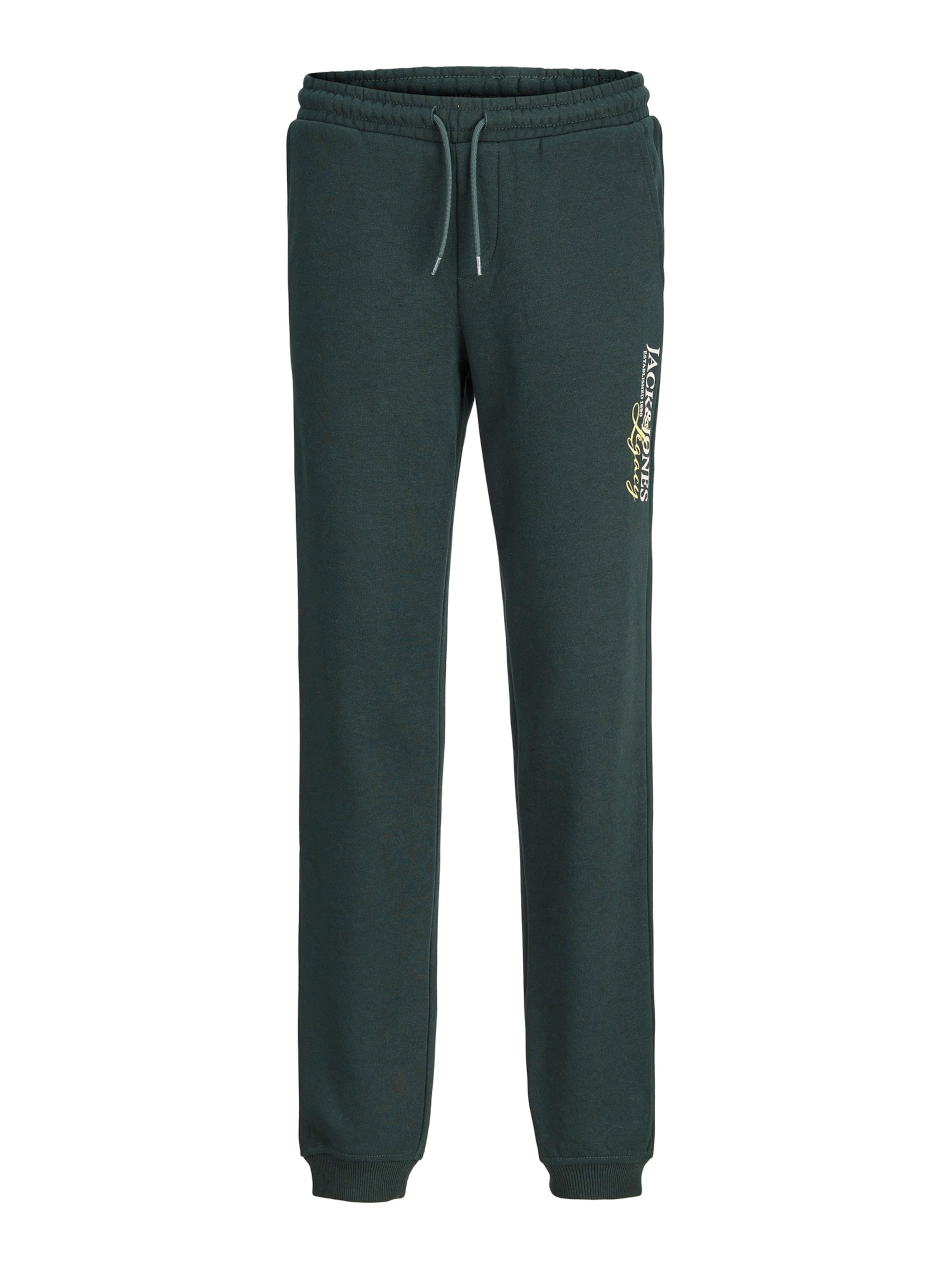 Jack & Jones Junior - Tapered Pantalón 'JPSTGORDON' en verde: frente