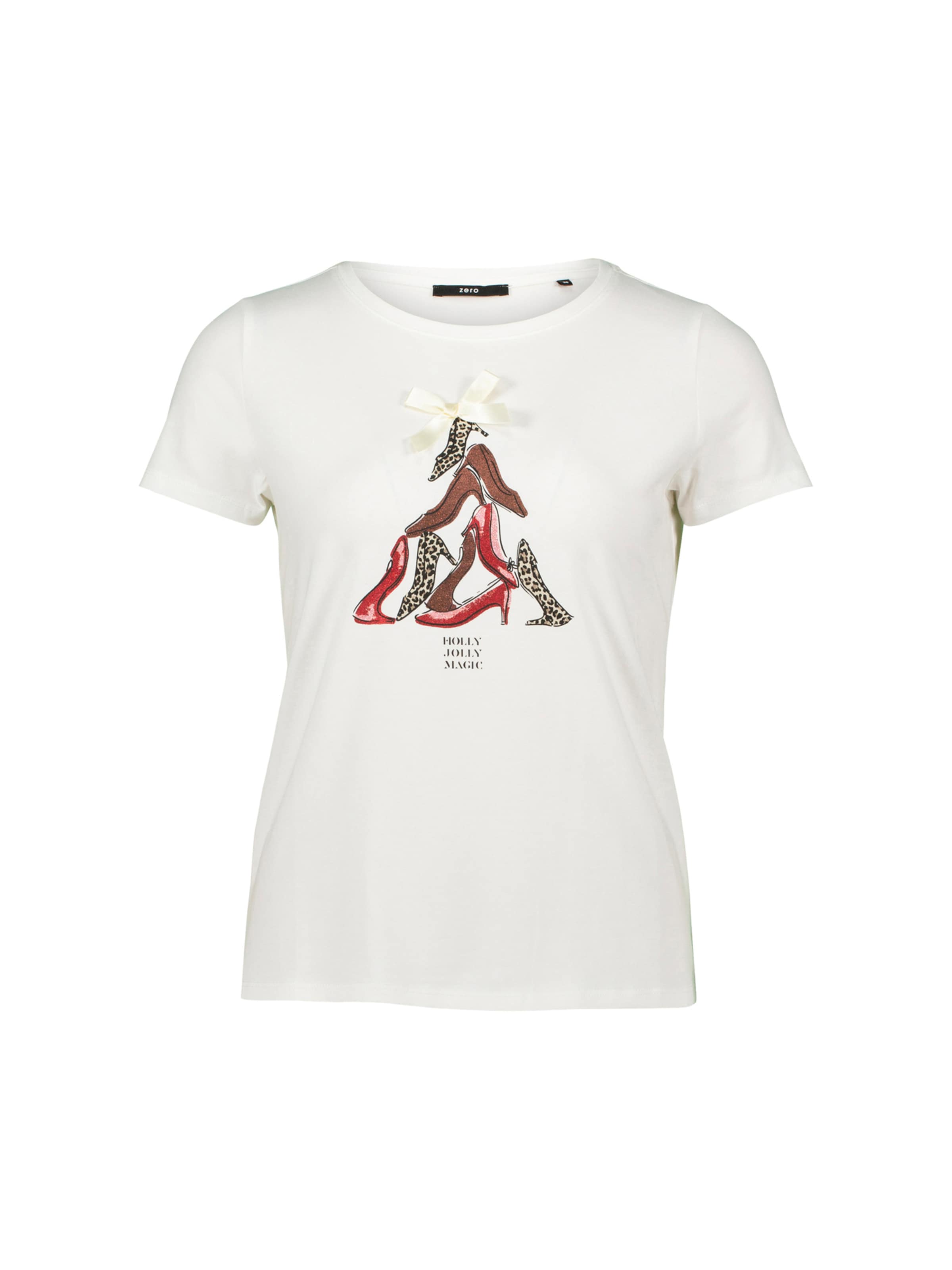 zero Shirt in Weiß: Vorderseite