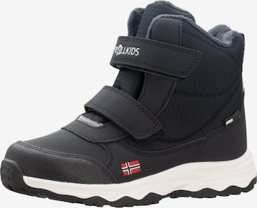TROLLKIDS Snow Boots in Black: front