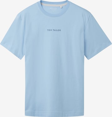 T-Shirt TOM TAILOR en bleu : devant