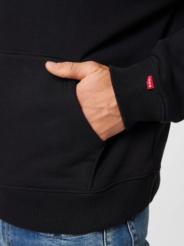 LEVI'S ® Sweatshirt 'Red Tab Sweats Hoodie' i svart