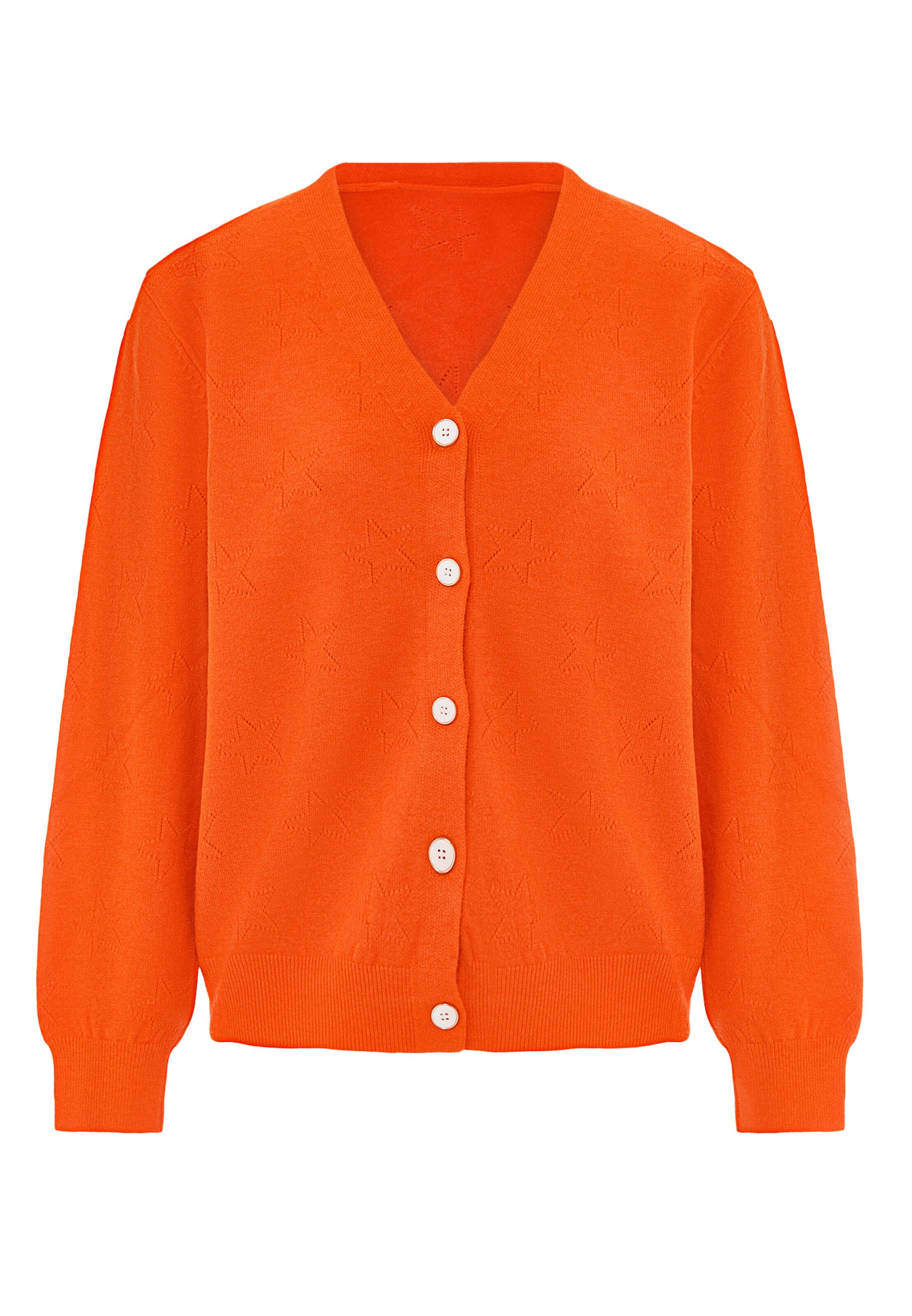 aleva - Casaco de malha em laranja: frente