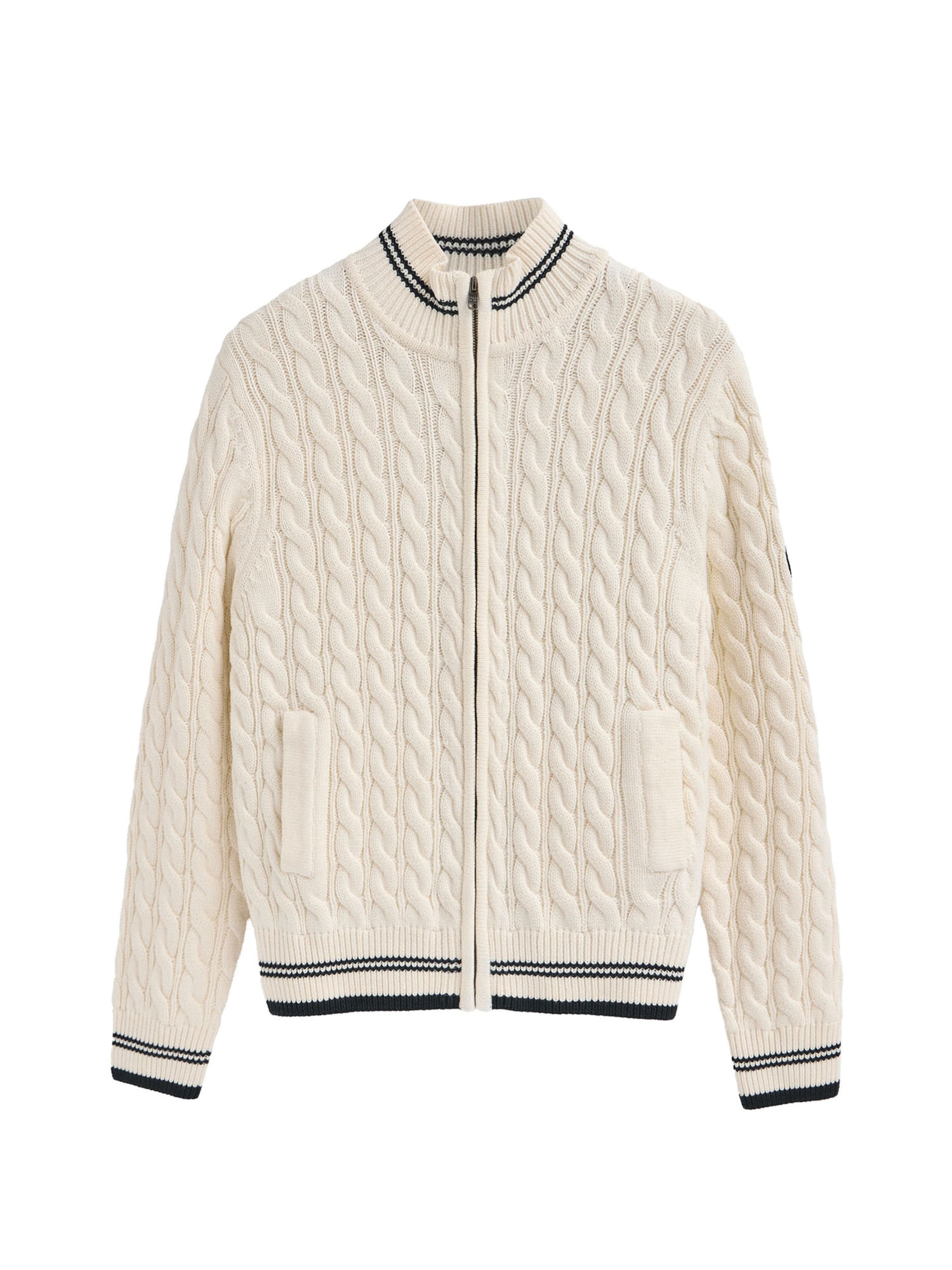 Polo Club Strickjacke in Beige: Vorderseite