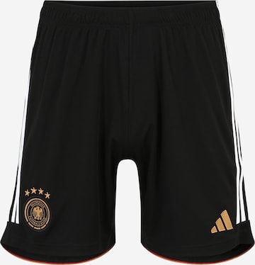 Regular Pantalon de sport 'Germany 22 Home' ADIDAS PERFORMANCE en noir : devant