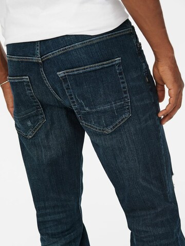 Only & Sons Slimfit Jeans 'Avi' i blå