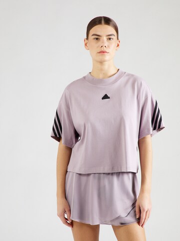 ADIDAS SPORTSWEAR Performance Shirt 'Future Icons' in Purple: front