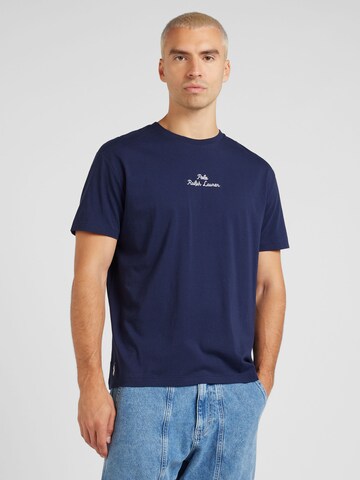 Polo Ralph Lauren - Camisa em azul: frente