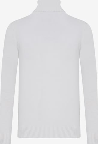 DENIM CULTURE Pullover 'Jason' in Weiß