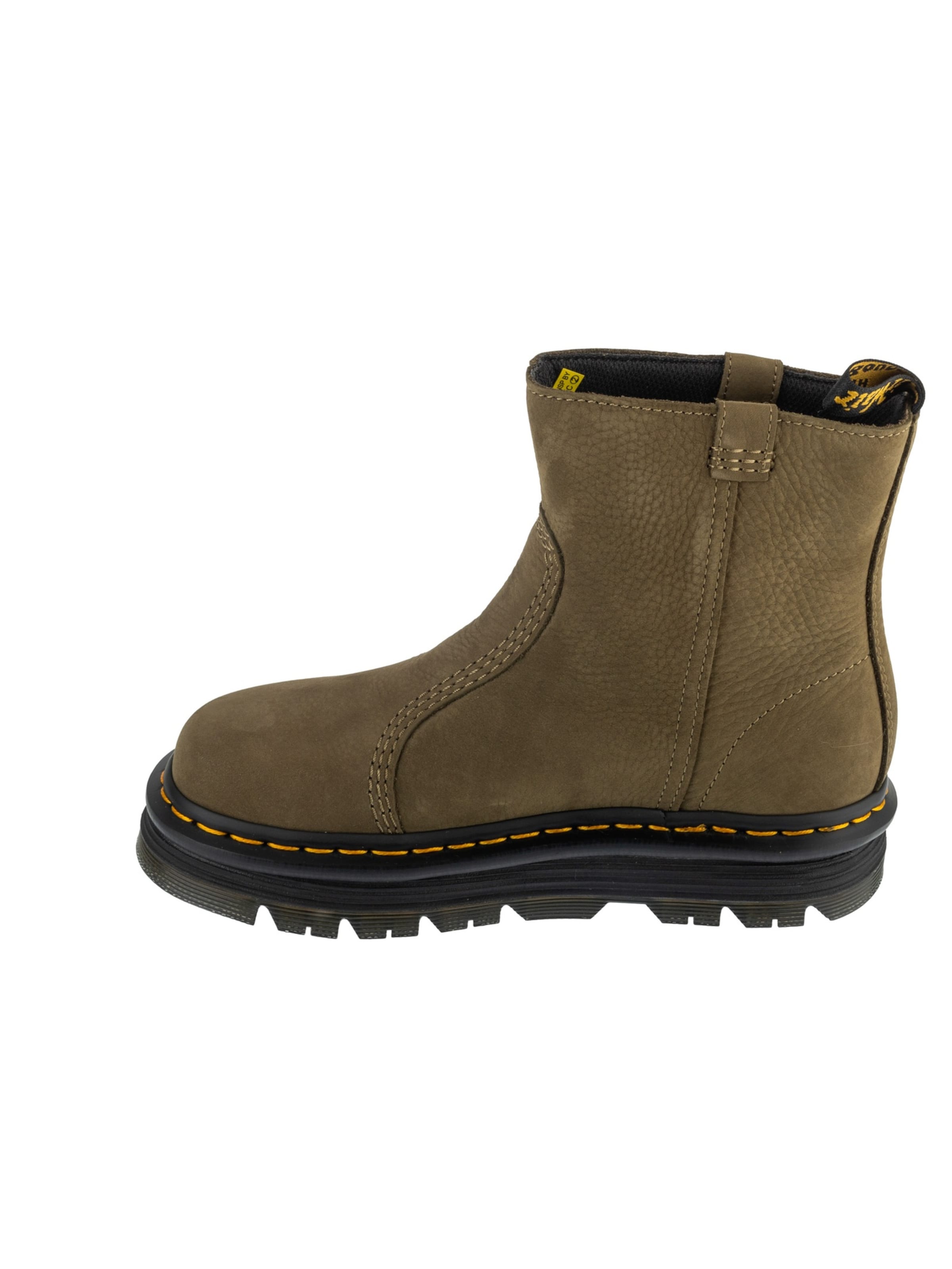 Dr. Martens Chelsea boots 'ZebZag Rigger' in Groen