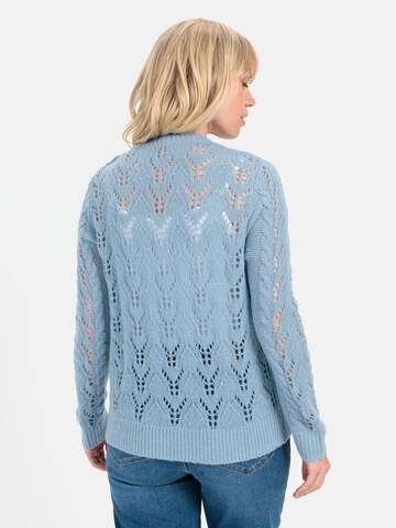 CAMEL ACTIVE Pullover mit V-Ausschnitt in Blau