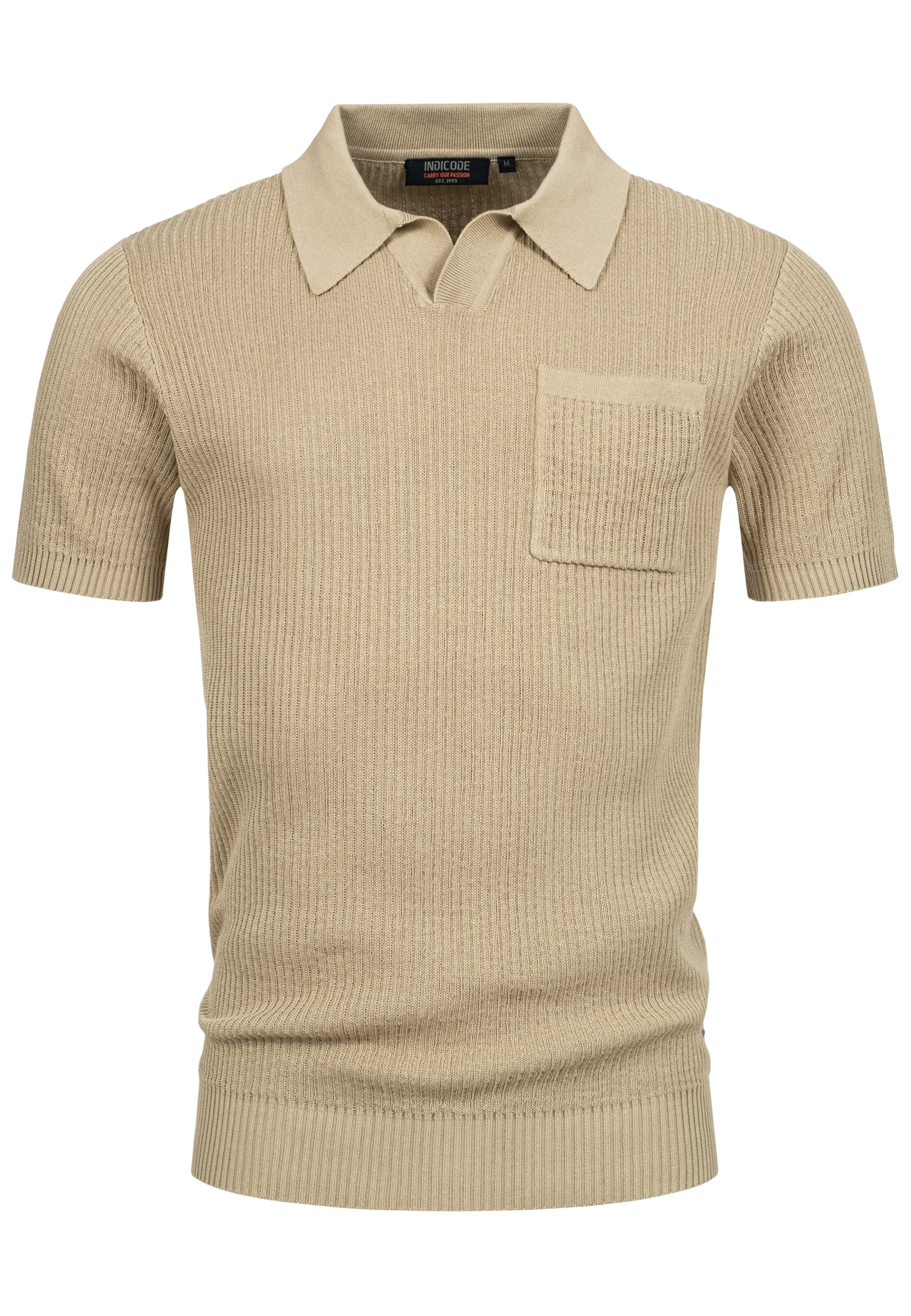 INDICODE JEANS Trui 'INHarlo' in Beige: voorkant