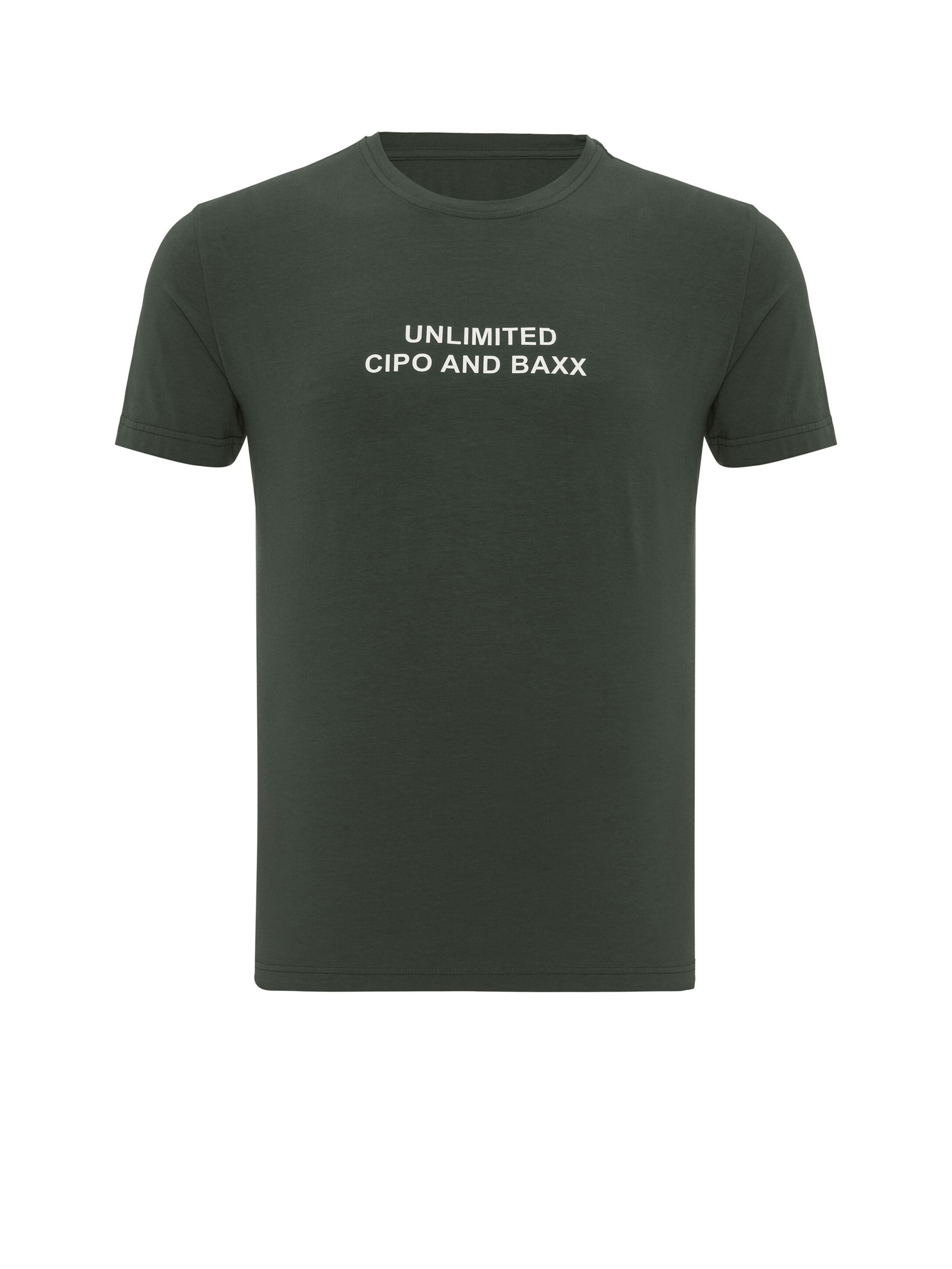 CIPO & BAXX Shirt 'CT827' in Green: front