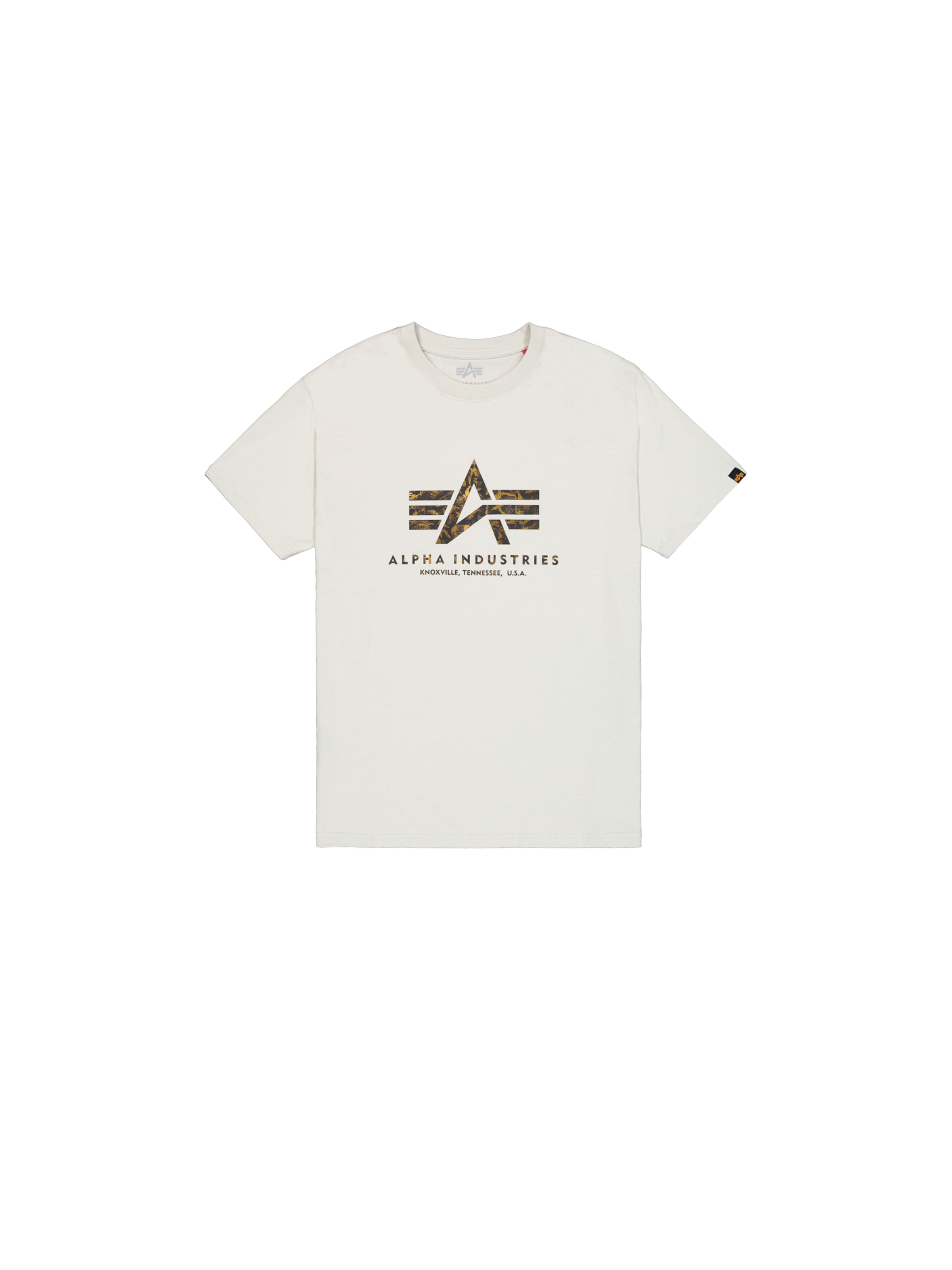 ALPHA INDUSTRIES Póló - szürke: elől