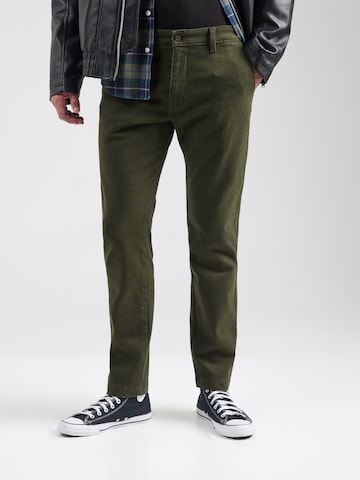 LEVI'S ® - Tapered Pantalón chino en verde: frente