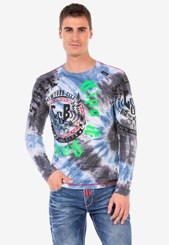 CIPO & BAXX Shirt in Blue: front