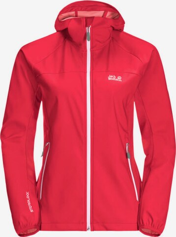 JACK WOLFSKIN Outdoor Jacket 'Eagle Peak II' in Red: front