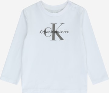 Calvin Klein Jeans T-shirt i vit: framsida