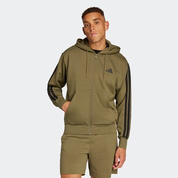 ADIDAS SPORTSWEARSportski gornji dio trenirke - zelena boja: prednji dio