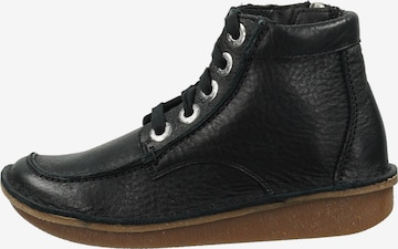 CLARKS Lace-Up Ankle Boots 'Funny Cedar' in Black