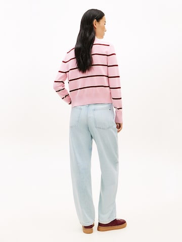 TOMMY HILFIGER Strickjacke in Pink