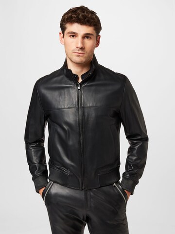 BOSS Black Between-season jacket 'Mapson' in Black: front